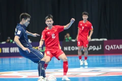 Futsal Việt Nam vào tứ kết với vị trí nhì bảng. (Nguồn: VFF)