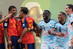 Tây Ban Nha đối đầu Bỉ tranh vé bán kết World Cup 2026. (Ảnh: THX/TTXVN)