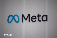 Biểu tượng của Tập đoàn Meta. (Ảnh: AFP/TTXVN)