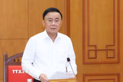 Đồng chí Trần Cẩm Tú, Ủy viên Bộ Chính trị, Thường trực Ban Bí thư. (Ảnh: Phương Hoa/TTXVN)