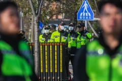 Lực lượng cảnh sát Hàn Quốc.