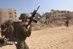 Binh sỹ Israel. (Ảnh: THX/TTXVN)