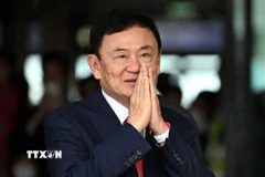 Cựu Thủ tướng Thái Lan Thaksin Shinawatra. (Ảnh: AFP/TTXVN)