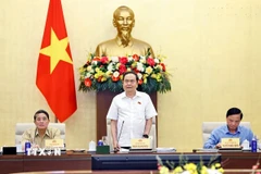 Chủ tịch Quốc hội Trần Thanh Mẫn phát biểu. (Ảnh: Doãn Tấn/TTXVN)