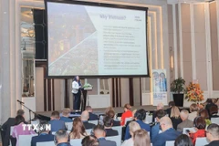 Quang cảnh Diễn đàn hợp tác lao động Việt Nam-Phần Lan tổ chức vào tháng 1/2025. (Ảnh: Hoàng Hiếu/TTXVN)