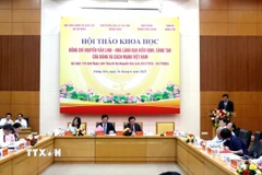 Quang cảnh Hội thảo. (Ảnh: Đinh Văn Nhiều/TTXVN)