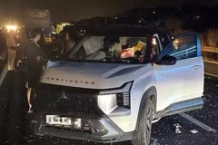 Hiện trường vụ tai nạn.
