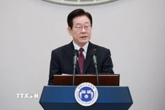 Tổng thống Hàn Quốc Lee Jae Myung. (Ảnh: Yonhap/TTXVN)