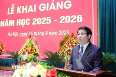 Chủ tịch nước Lương Cường phát biểu chỉ đạo. (Ảnh: Lâm Khánh/TTXVN)