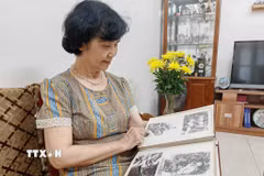 Nhà báo Vương Nghĩa Đàn, nguyên phóng viên GP10. (Ảnh: Nam Sương/TTXVN)