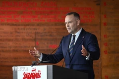 Tổng thống Ba Lan Karol Nawrocki. (Ảnh: PAP/TTXVN)