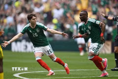 Mexico sẽ tiếp tục thăng hoa để giành vé sớm? (Ảnh: THX/TTXVN)