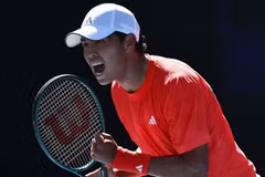 Learner tien tiếp tục gây bất ngờ, thẳng tiến vòng 4 Australian Open 2025. (Nguồn: Getty Images)