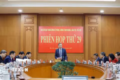 Tổng Bí thư Tô Lâm chủ trì phiên họp thứ 29 Ban Chỉ đạo Trung ương về phòng, chống tham nhũng, lãng phí, tiêu cực. (Ảnh: Thống Nhất/TTXVN)