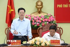 Phó Thủ tướng Mai Văn Chính phát biểu. (Ảnh: Ngọc Minh/TTXVN)