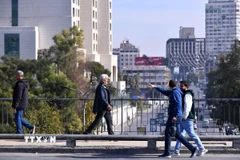 Người dân tại thủ đô Damascus, Syria. (Ảnh: THX/TTXVN)