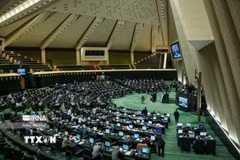 Quang cảnh một phiên họp Quốc hội Iran. (Ảnh: IRNA/TTXVN)