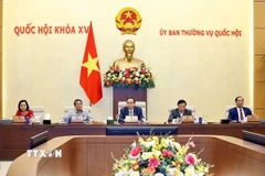 Chủ tịch Quốc hội Trần Thanh Mẫn phát biểu. (Ảnh: Doãn Tấn/TTXVN)