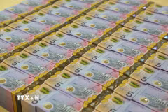 Đồng AUD. (Ảnh: AFP/TTXVN)