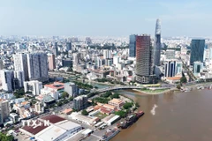 Khu đất kết nối với trung tâm thành phố Hồ Chí Minh qua cầu Khánh Hội. (Ảnh: Hồng Đạt/TTXVN)