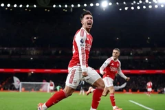 Martin Zubimendi ghi bàn giúp Arsenal chiến thắng. (Nguồn: Getty Images)