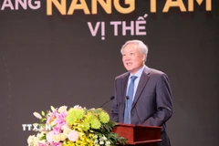 Ủy viên Bộ Chính trị, Phó Thủ tướng thường trực Nguyễn Hòa Bình phát biểu chỉ đạo tại Hội nghị xúc tiến đầu tư tỉnh Lâm Đồng năm 2025. (Ảnh: Nguyễn Dũng/TTXVN)