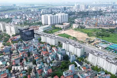 Khu tái định cư Thượng Thanh, phường Việt Hưng (Hà Nội) có vị trí thuận lợi, gần khu dân cư và có nhiều dịch vụ đi kèm. (Ảnh: Quốc Khánh/TTXVN)
