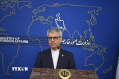 Người phát ngôn Bộ Ngoại giao Iran Ismail Baghaei. (Ảnh: THX/TTXVN)