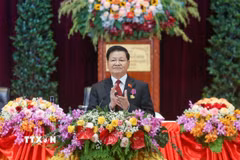 Tổng Bí thư, Chủ tịch nước Lào Thongloun Sisoulith. (Ảnh: THX/TTXVN)