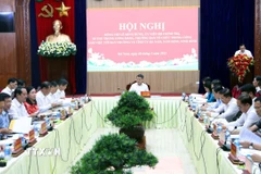 Toàn cảnh hội nghị buổi làm việc. (Ảnh: Đại Nghĩa/TTXVN)