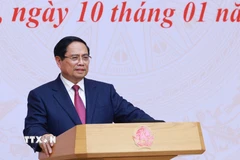 Thủ tướng Phạm Minh Chính chủ trì Hội nghị tổng kết công tác ngoại giao kinh tế năm 2025 và kế hoạch triển khai nhiệm vụ 2026. (Ảnh: Dương Giang/TTXVN)