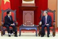 Tổng Bí thư Tô Lâm tiếp ông Kuroiwa Yuji, Thống đốc tỉnh Kanagawa, Nhật Bản. (Ảnh: Thống Nhất/TTXVN)