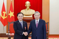 Tổng Bí thư Tô Lâm tiếp ông Kuroiwa Yuji, Thống đốc tỉnh Kanagawa, Nhật Bản. (Ảnh: Thống Nhất/TTXVN)