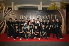 Ekip làm nên thành công của Giải thưởng Tinh hoa Việt 2025. (Ảnh: PV/Vietnam+)