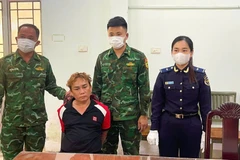 Nguyễn Tấn Thành bị lực lượng chức năng tỉnh Tây Ninh bắt giữ (Ảnh: Nguồn Công an tỉnh Tây Ninh).