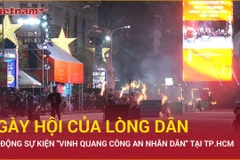Sôi động Ngày hội Vinh quang Công an Nhân dân tại Thành phố Hồ Chí Minh