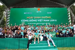 Ngày Dinh dưỡng Cộng đồng lần 6 tại Diễn ra tại Dinh Độc Lập - Thành phố Hồ Chí Minh thành công. (Ảnh: PV/Vietnam+)