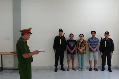 Cảnh sát điều tra Công an Thành phố Hồ Chí Minh khởi tố bị can đối với 03 đối tượng gồm Võ Thị Thu Oanh, Tăng Thị Mỹ Hoà và Tăng Hoàng Vinh. (Ảnh: CA Thành phố Hồ Chí Minh cung cấp)