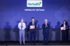 Herbalife Việt Nam tiếp tục được Vinh danh tại Rồng Vàng 2026. (Ảnh: PV/Vietnam+)
