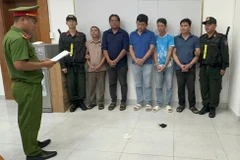 Các đối tượng liên quan đến Vụ án vận chuyển trái phép hơn 650 tấn hàng hóa qua biên giới. (Ảnh: CA. TPHCM cung cấp)