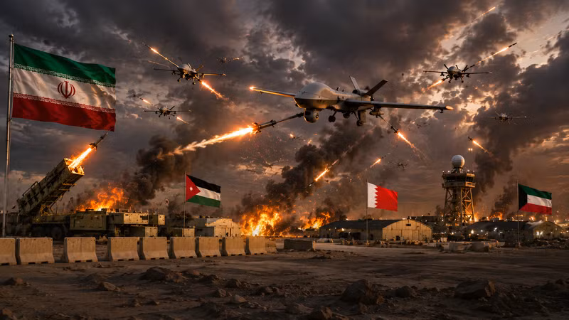 Iran tấn công hàng loạt căn cứ của Mỹ tại Jordan, Bahrain và Kuwait