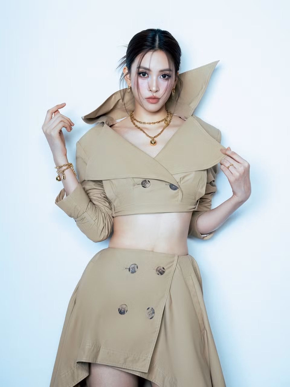 Tiểu Vy chia sẻ: “Vy tin những điều nhỏ, nếu làm bằng cả trái tim, vẫn có thể chạm đến ai đó giữa cuộc sống bộn bề này.” (Ảnh: CTV/Vietnam+)