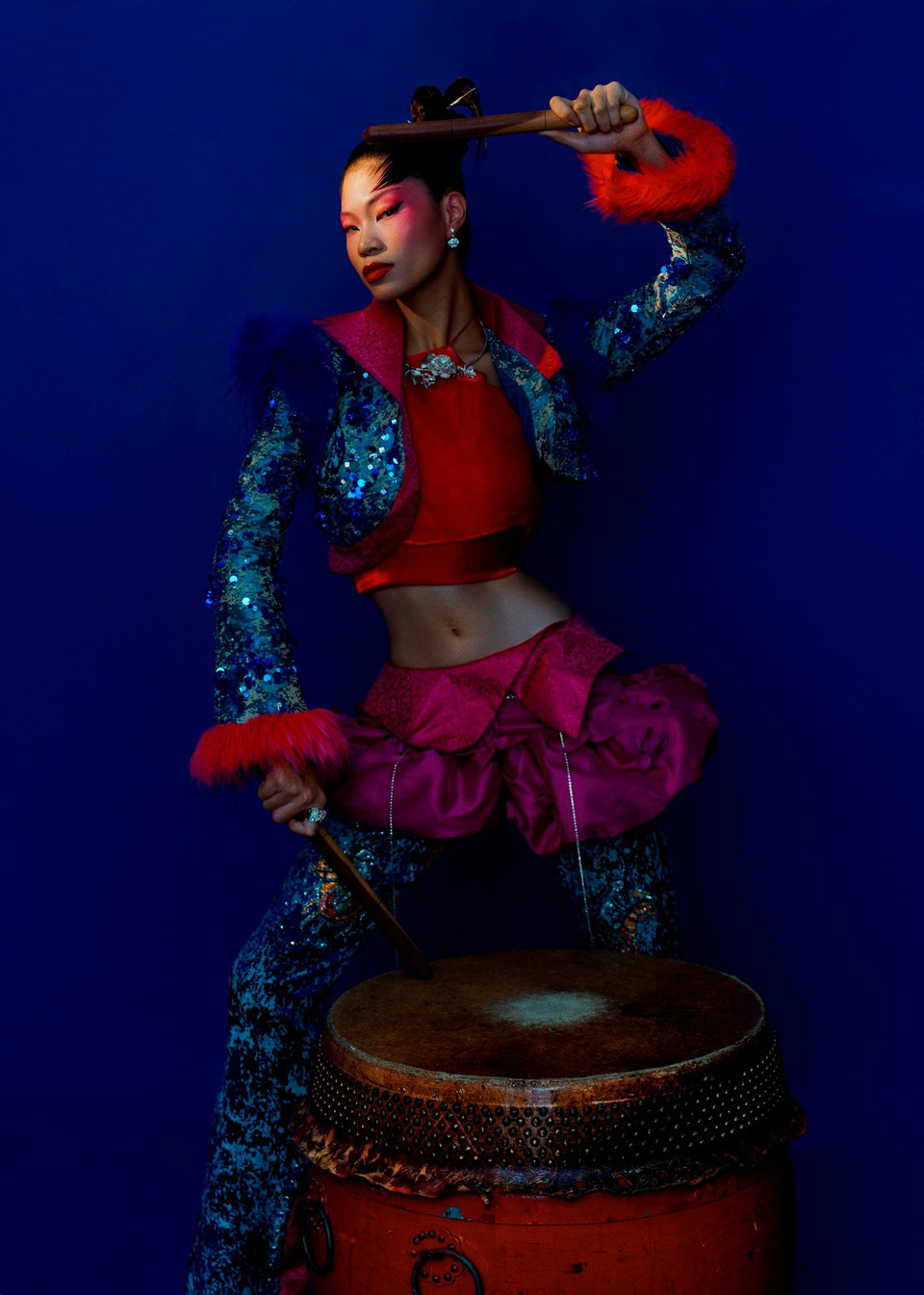 Thí sinh Giang Phùng. (Ảnh: CTV/Vietnam+)