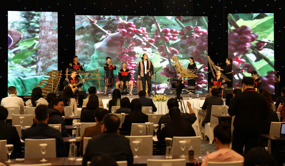 Được biết, biểu diễn tại lễ hội sẽ là hoàn toàn các nghệ sỹ, ca sỹ địa phương nhằm tri ân vùng đất càphê trứ danh của Việt Nam. (Ảnh: Thanh Tùng/Vietnam+)