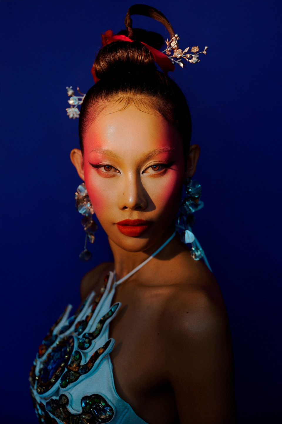 Vietnam’s Next Top Model 2025 sẽ khép lại bằng đêm Chung kết trực tiếp vào ngày 12/10, tại Nhà thi đấu Nguyễn Du, Thành phố Hồ Chí Minh. (Ảnh: CTV/Vietnam+)