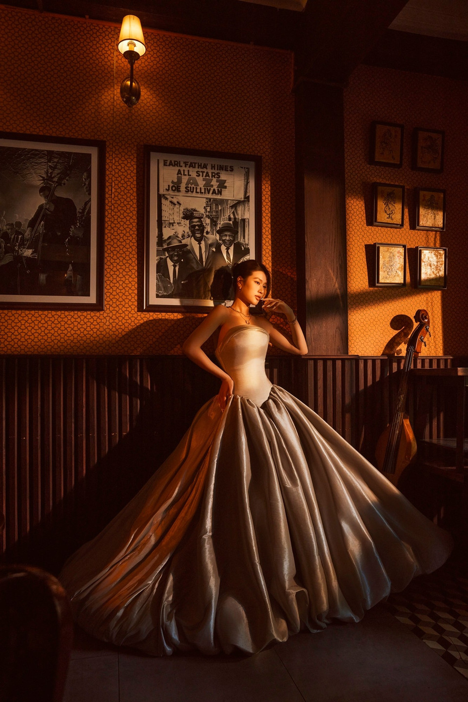 Khả năng diễn xuất của Thiên Ân nhận về phản hồi tốt. Cô được đánh giá đã vượt khỏi hình ảnh của một hoa hậu, có tiềm năng để tiến xa trong vai trò diễn viên. (Ảnh: NVCC)