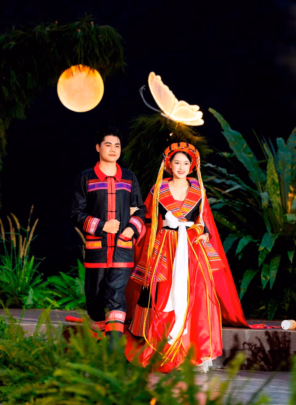 Show diện không chỉ mang đến hình ảnh đẹp mà còn góp phần truyền cảm hứng về sự gắn bó giữa các dân tộc anh em trên dải đất Việt Nam. (Ảnh: CTV/Vietnam+)