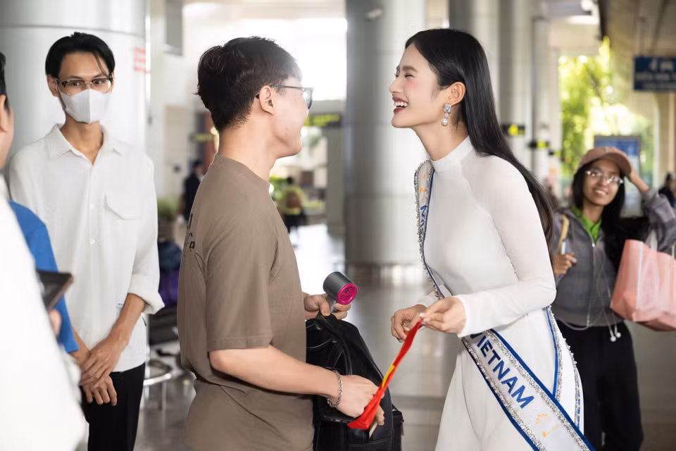 Sắp đến, Ý Nhi sẽ tiếp tục thực hiện dự án Heart to Head - đây cũng là dự án lọt Top 8 Beauty with A Purpose tại Miss World vừa qua. (Ảnh: CTV/Vietnam+)