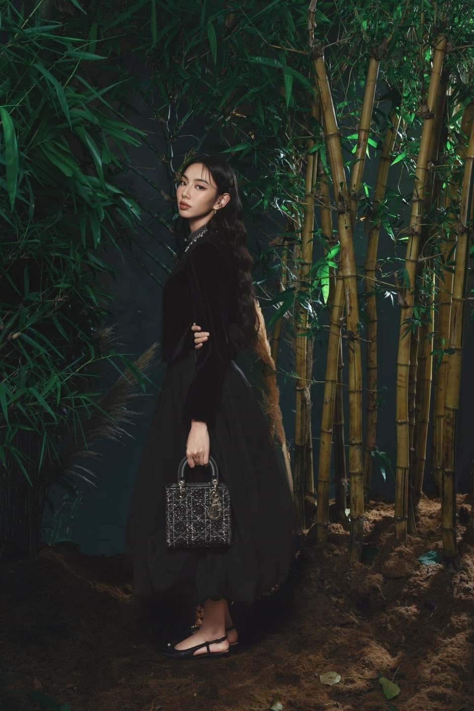 Hoa hậu Thùy Tiên là một trong những nghệ sỹ đa năng của showbiz Việt Nam. (Ảnh: CTV/Vietnam+)