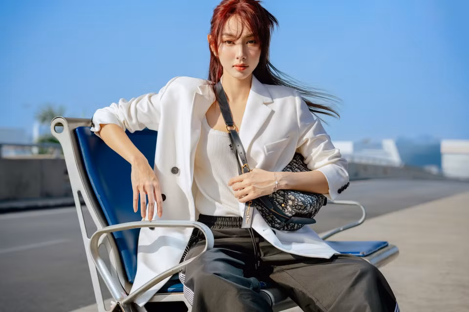 Hoa hậu Thùy Tiên hiện tại đang ở Pháp để chuẩn bị cho Paris Fashion Week, show diễn Xuân - Hè 2025 của Dior. (Ảnh: CTV/Vietnam+)